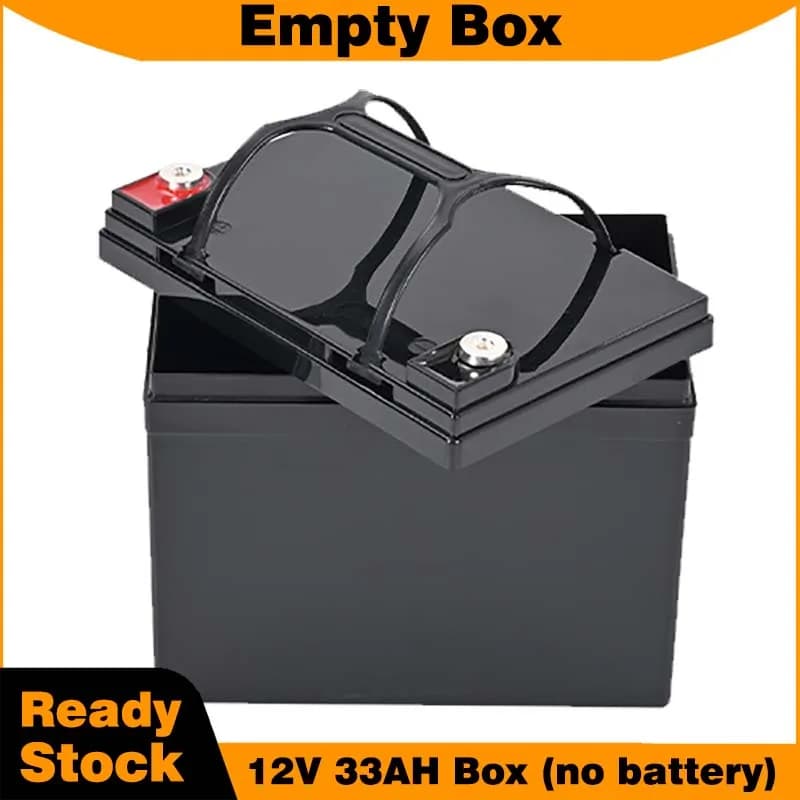 Boîte de batterie vide avec poignée pour batterie 12V 33AH, boîtier de batterie vide pour batterie L