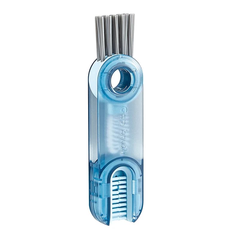 Brosse multifonctionnelle 3 en 1 en forme de U pour le nettoyage des bouches de tasses, des bouteill