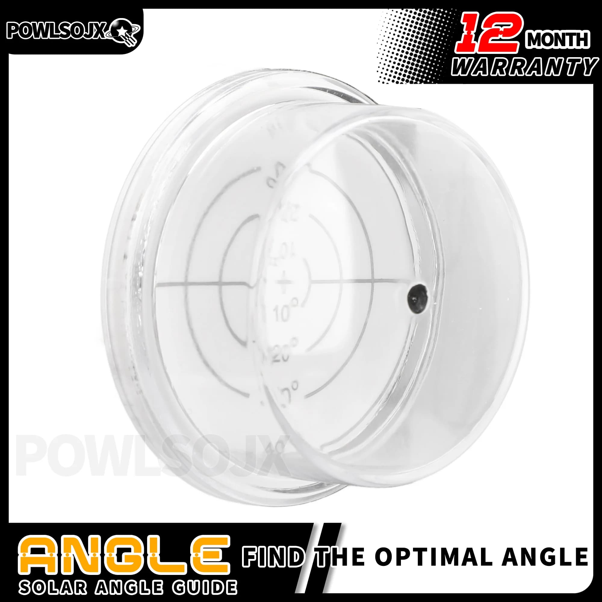 Powlsojx-Guide d'angle pour panneau solaire, outil d'angle, trouver l'angle optimal pour les panneau