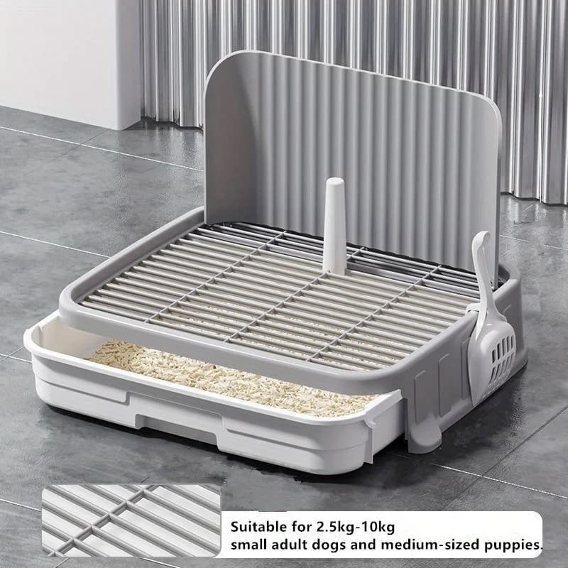 Pot pour chien, plateau à pipi spécifique pour chien, boîte de sable Anti-marche pour petits chiens/