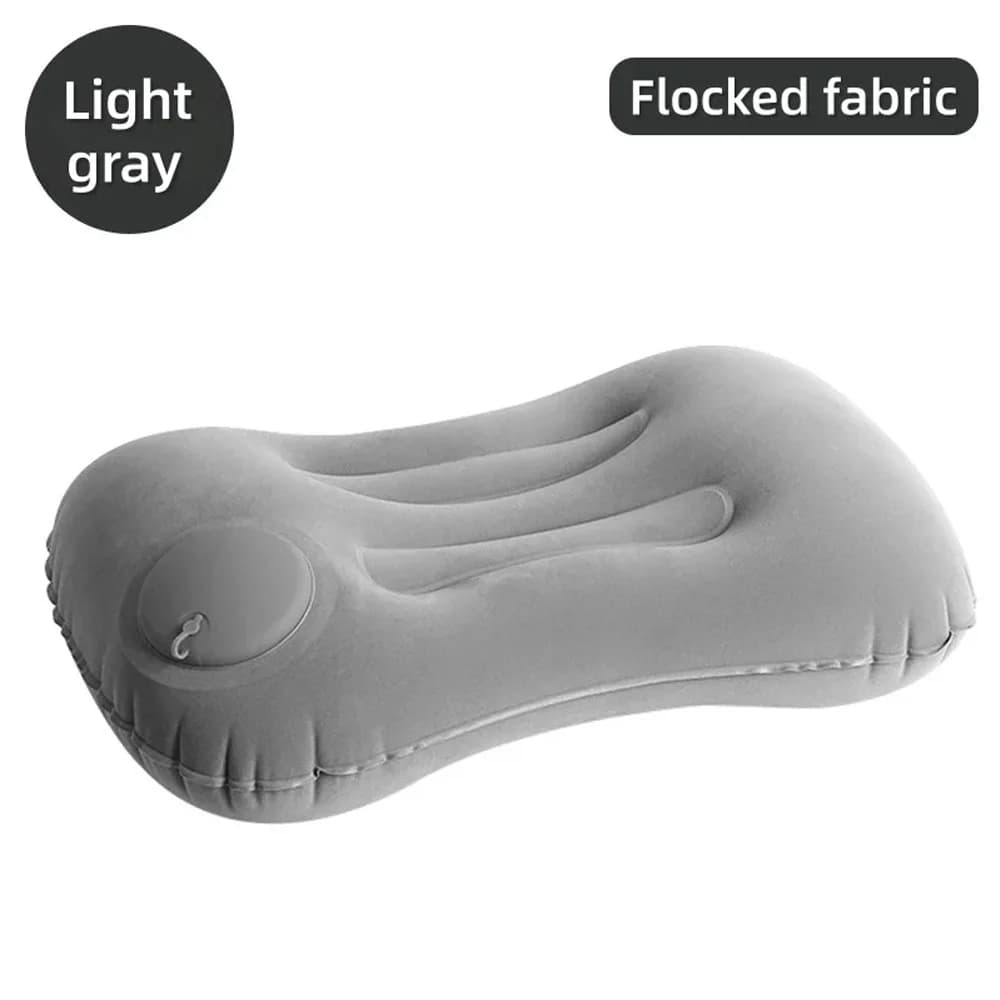Oreiller gonflable portable et confortable, oreiller de camping, oreiller de piscine, oreiller de vo