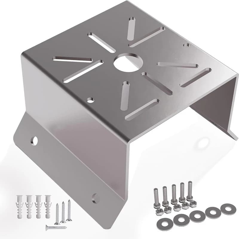 Système de caméra de télévision pour s'adapter aux supports d'angle muraux externes, support de camé