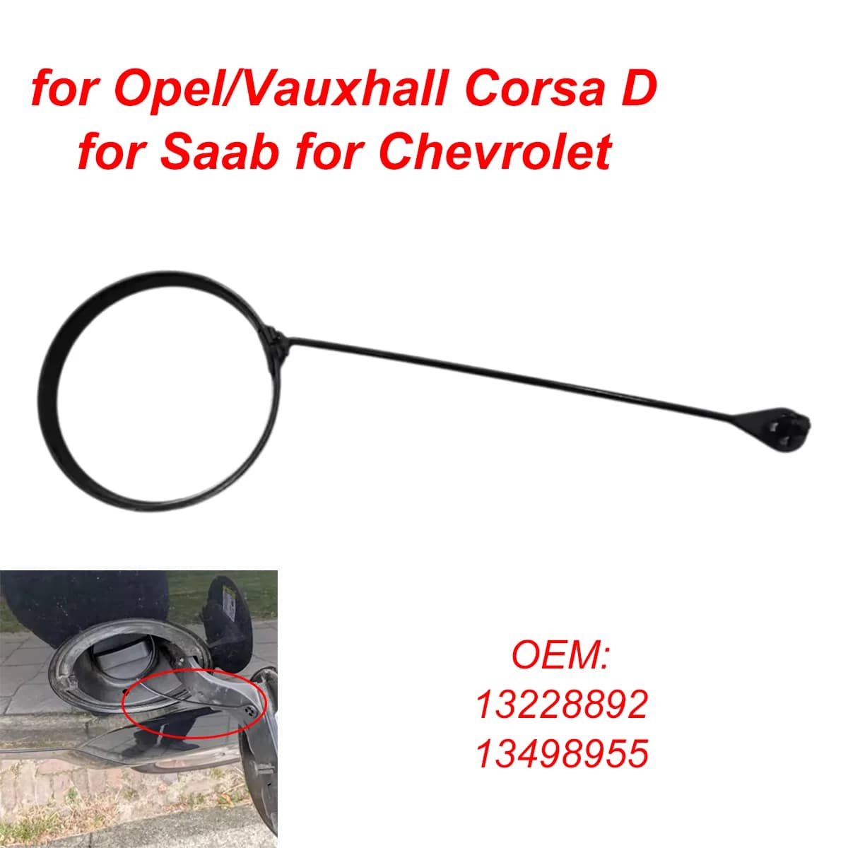 13228892 pour Opel/Vauxhall Corsa D Meriva B pour Saab 9-3 pour Chevrolet Cruze Orlando Cordon de co