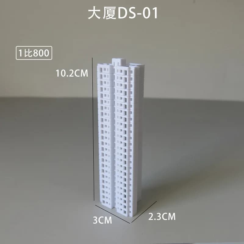 Maison d'architecture en plastique ABS, modèle de construction Miniature de Simulation, Table de sab