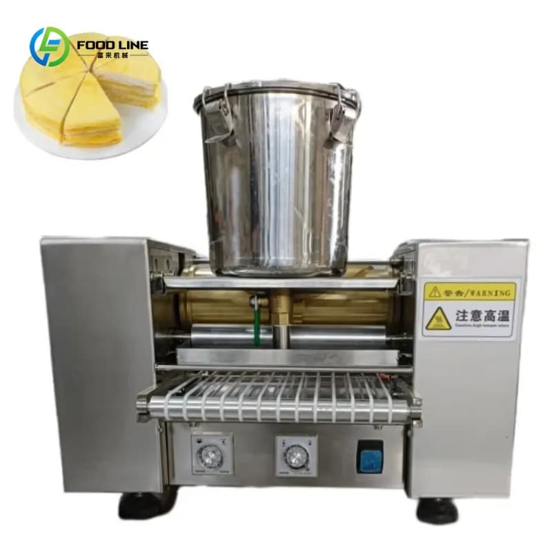 Machine à crêpes commerciale personnalisée à vendre, également utilisable comme machine à crêpes chi