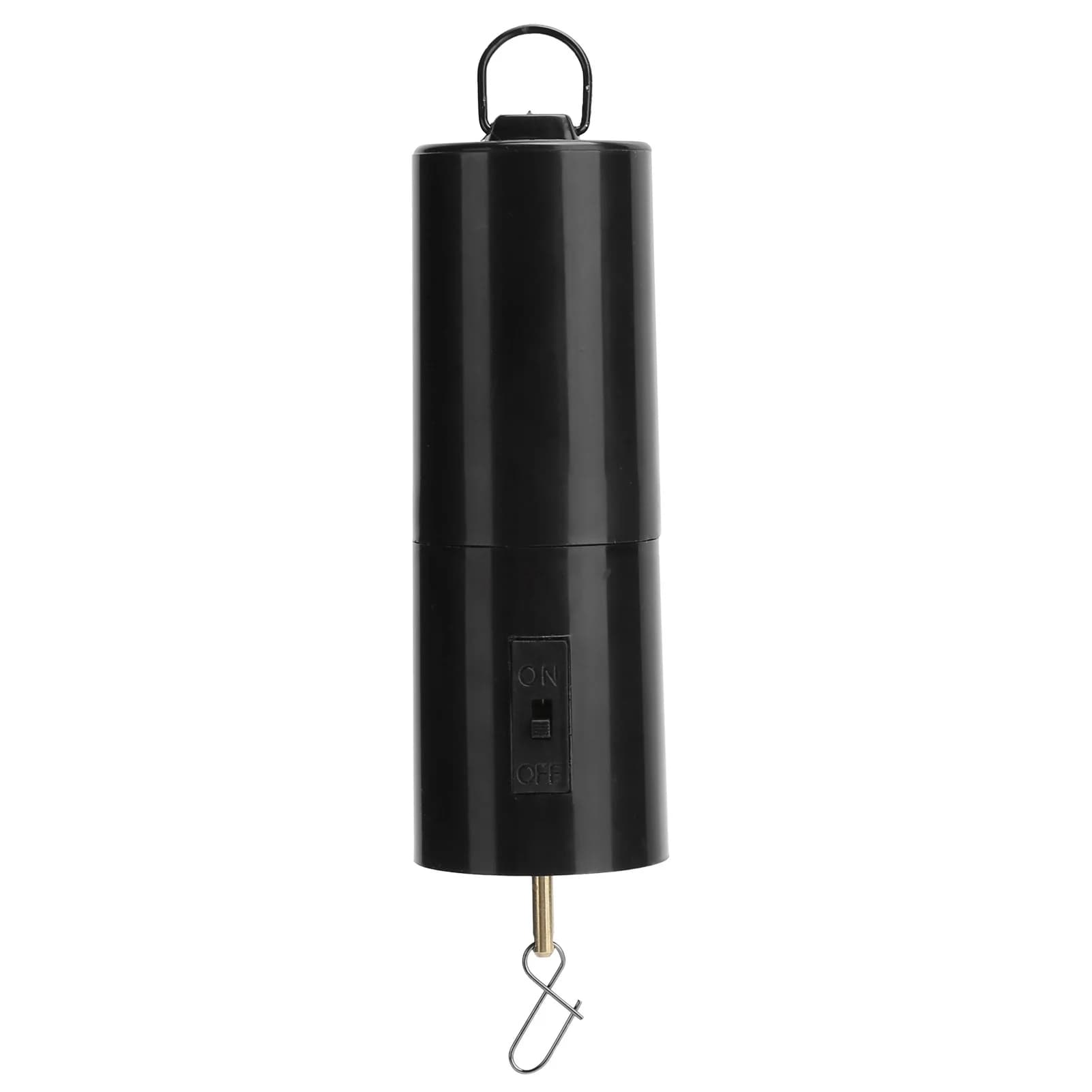 Moteur rotatif noir pour le vent, accessoire de décoration de jardin, mobile à piles, tendance