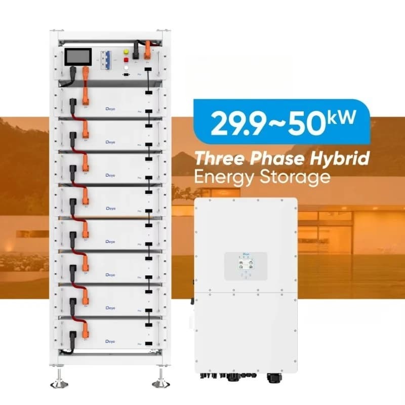 Système d'Énergie Solaire Résidentiel 20 30 40 50kWh avec Onduleur Hybride pour Sauvegarde Photovolt
