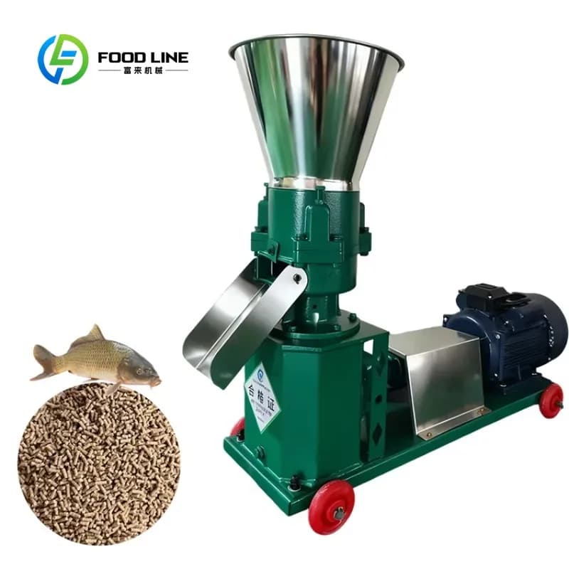 Machine à granulés d'aliments pour animaux personnalisée, 600-3000 kg/h, équipement à haute efficaci