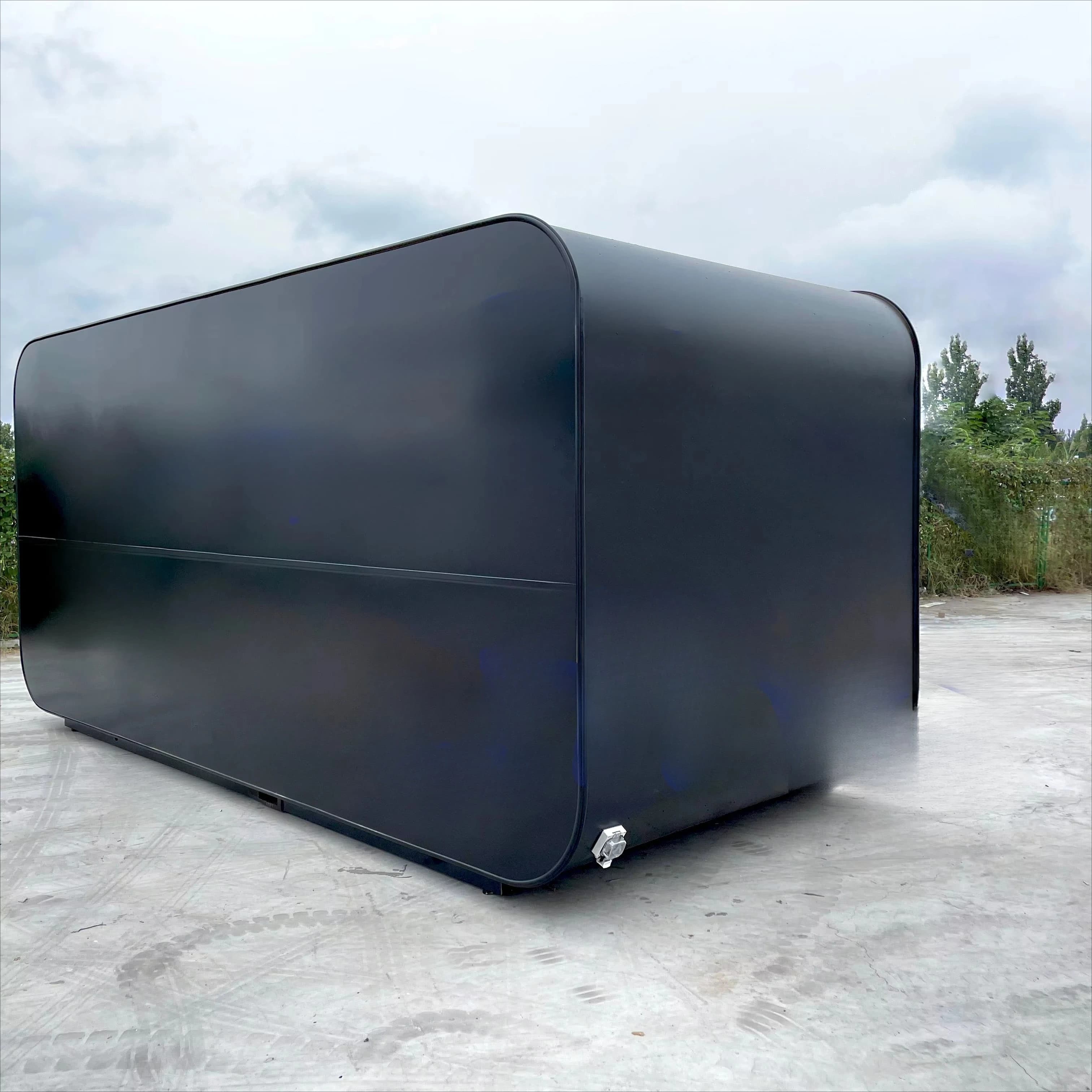Suihe 4m 13ft préfabriqué conteneur amovible maison pomme Capsule bureau petite maison, cabine pomme