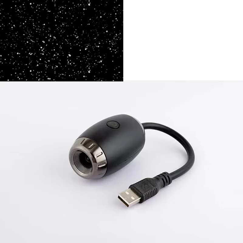 Lumière intérieure de voiture, lumière d'étoile de toit, USB LED, projecteur d'atmosphère étoilée, d