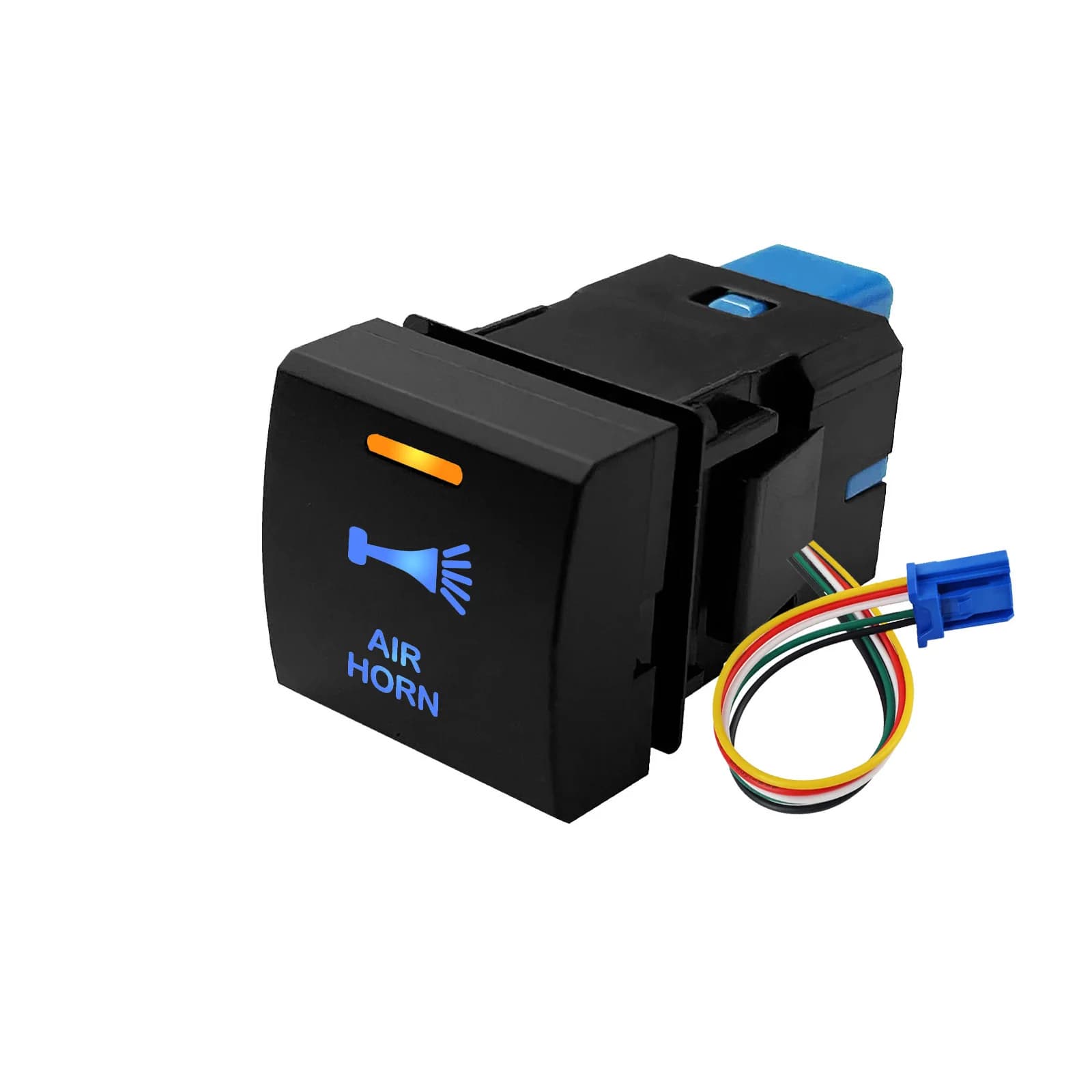 Interrupteur à bouton-poussoir pour tableau de bord de voiture, 12V USB 22x22mm, bouton d'alimentati