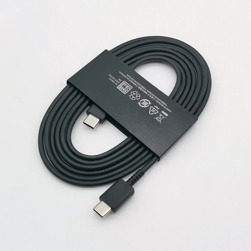 Samsung-Chargeur super rapide 45W, adaptateur 1.8m, type C pour Galaxy S24, S23, S22, S21, S20, Note