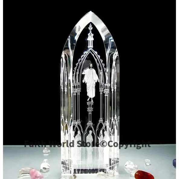 BON Jésus 12 Saints 3D Crystal ART #, christianisme, catholicisme, Christ bénisse, maison, église, a