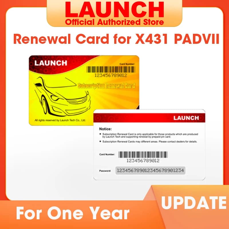 LANCEMENT X431 PADVII PAD 7 Tous les logiciels 1/2 ans pour toutes les voitures Services de diagnost
