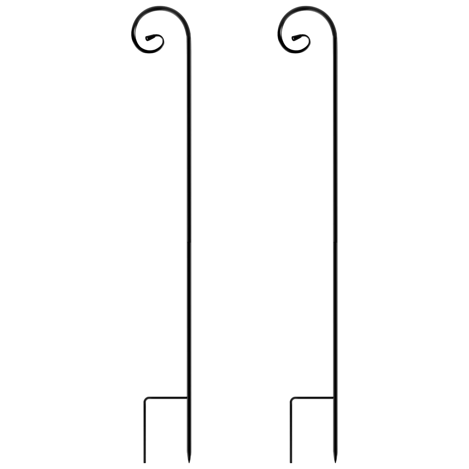 Double crochets de berger 80-176cm, crochet réglable pour plantes d'extérieur, décoration de jardin,
