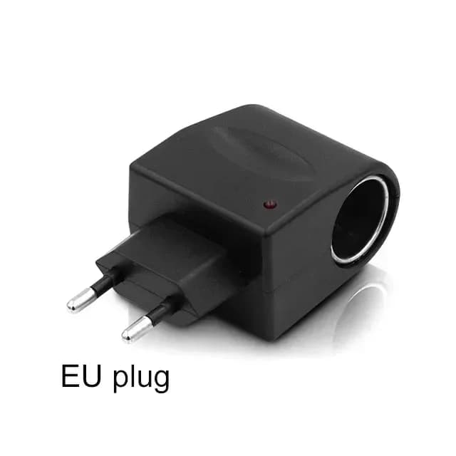 Adaptateur secteur avec prise de voiture, chargeur automatique, prise ue US 220V AC à 12V DC, utilis