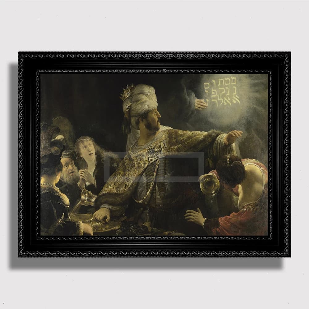 Affiche de peinture sur toile du célèbre peintre baroque néerlandais Rembrandt nous-mêmes, impressio