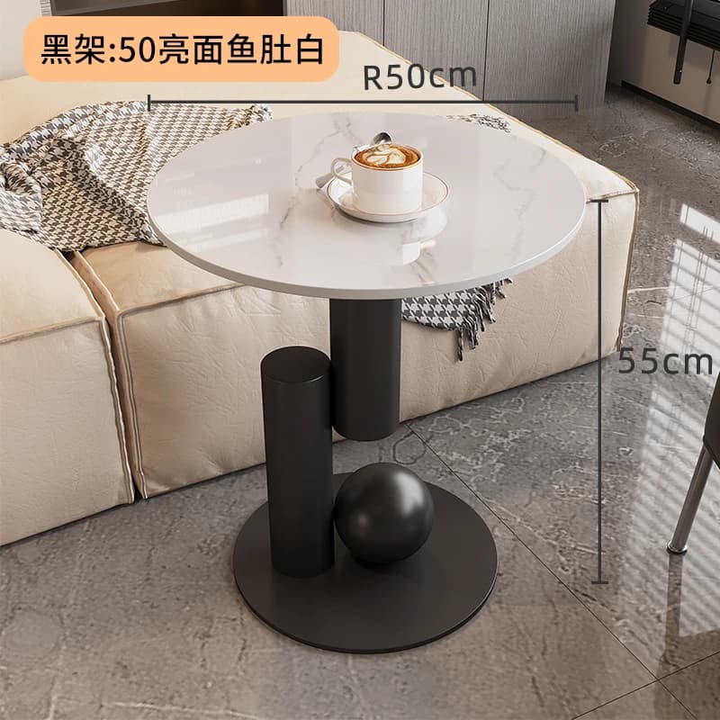 Table basse ovale blanche Design Simple luxe Premium Tables basses centre moderne Mesa De Centro De