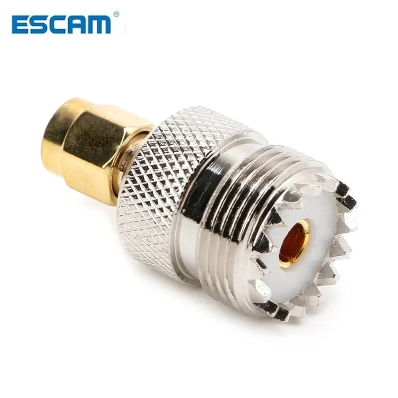 ESCAM offre spéciale UHF femelle à SMA mâle connecteur adaptateur Coaxial