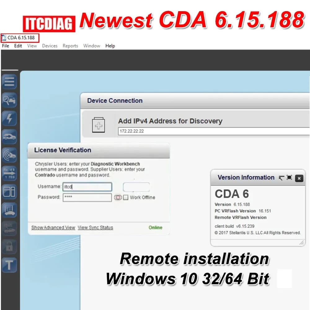 NOUVEAU logiciel CDA 6.15.188 CDA6