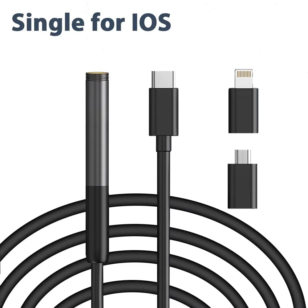 Caméra d'inspection endoscopique Micro USB/type-c/IOS, Mini caméra d'inspection pour IOS, iphone, An