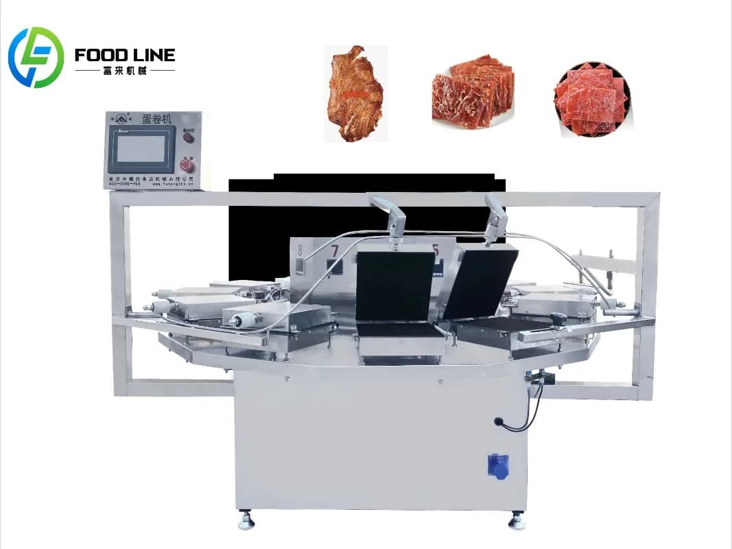 Équipement d'approvisionnement d'usine pour boulangerie, viande de porc séchée aromatisée au miel, M