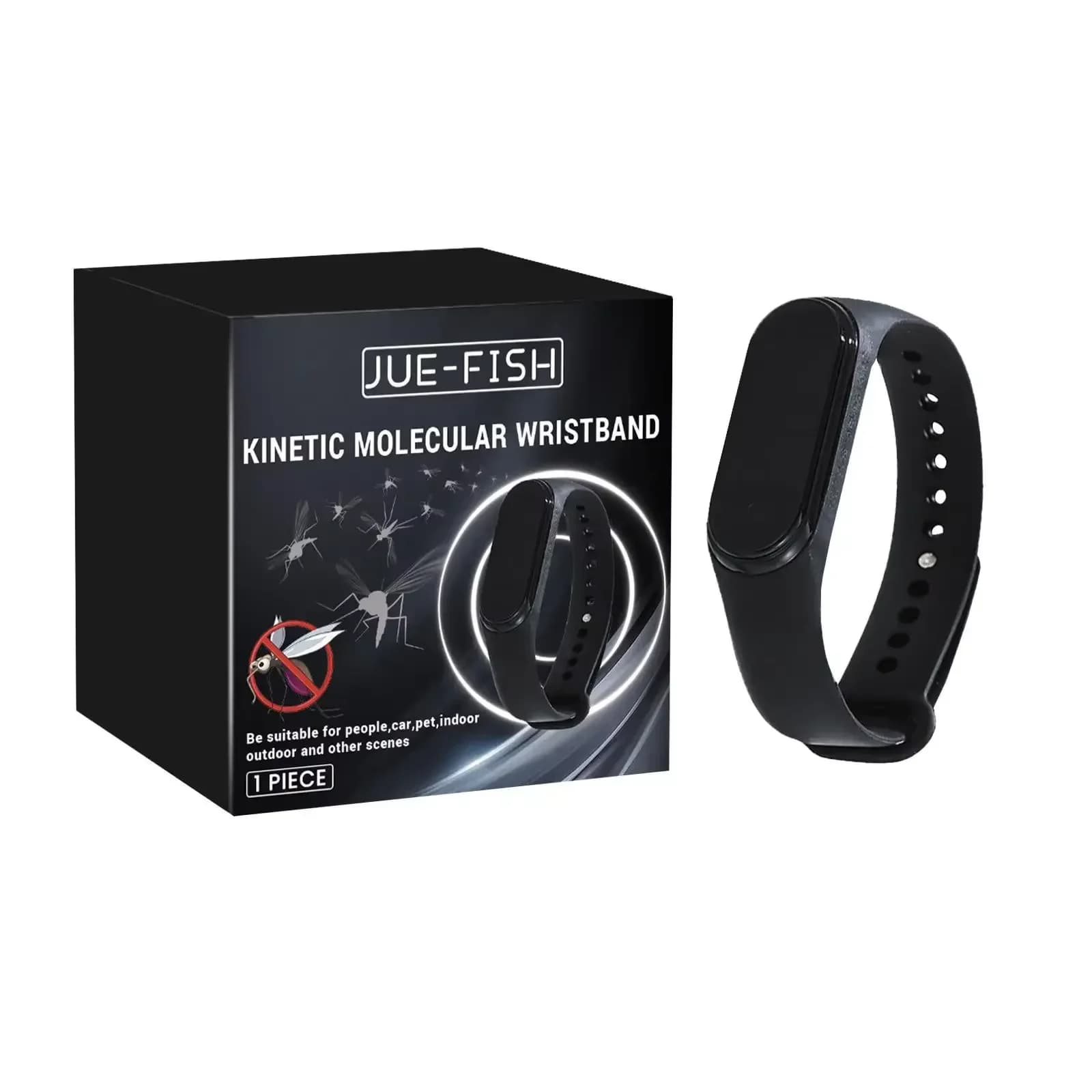 Bracelet anti-moustiques ultrasonique physique non chimique, efficace pour le sport, la maison et l'