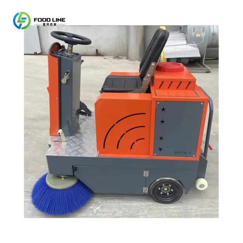 Machine de nettoyage industrielle électrique personnalisée pour le balayage et le lavage des sols, i