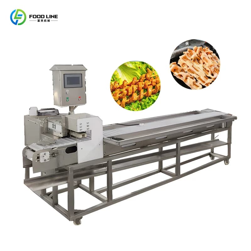 Machine pour la fabrication de kebabs fourrés, machine à faire des kebabs, machine à kebabs sur mesu