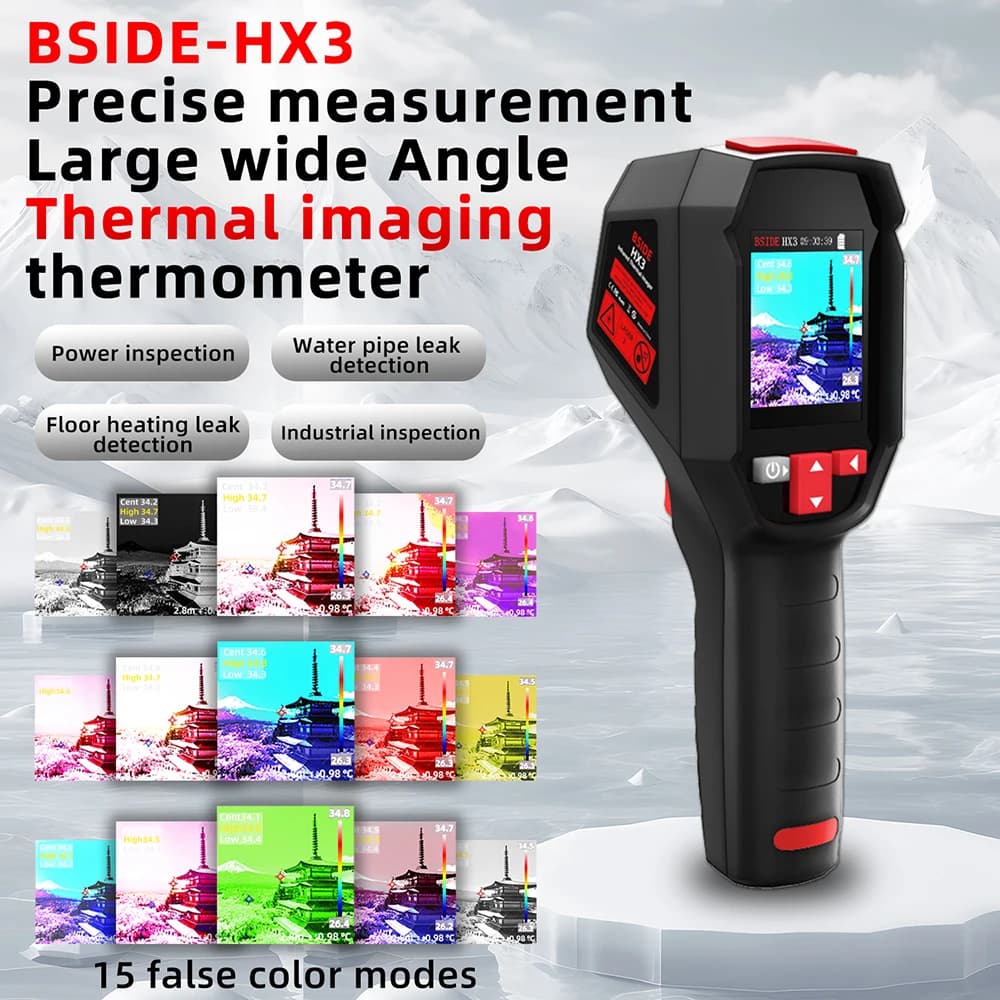 BSIDE – imageur thermique infrarouge portatif HX3, 240x240 Pixels, compteur de température infraroug