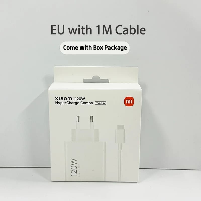 Chargeur Xiaomi Original 120W Charge Rapide Turbo Hypercharge Adaptateur Xiaomi 12 13 14 15 17 Ultra