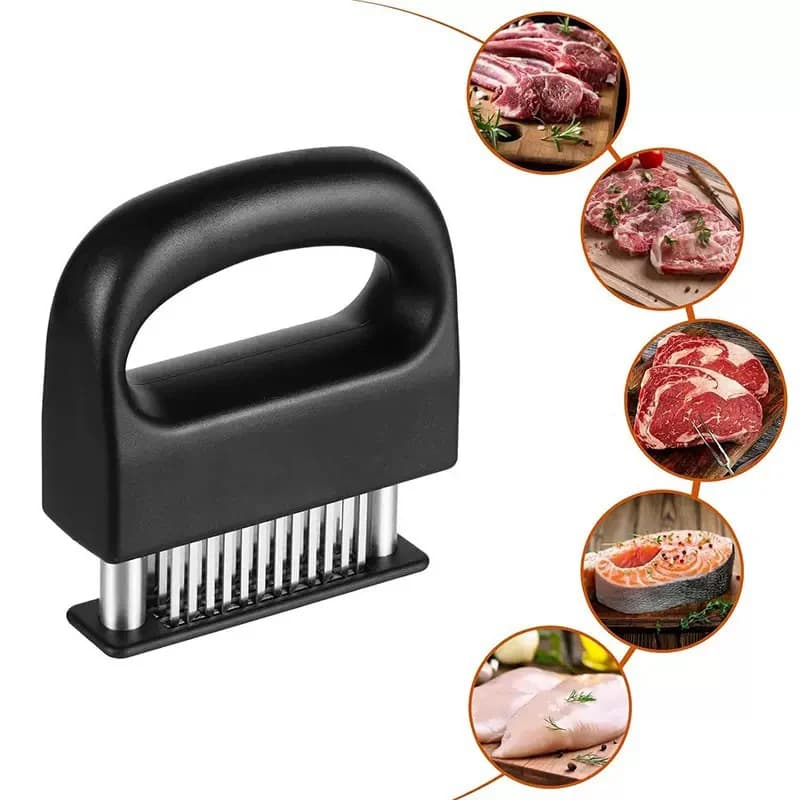 Attendrisseur de viande à 48 broches, 1 pièce, attendrisseur de Steak en acier inoxydable, outils de