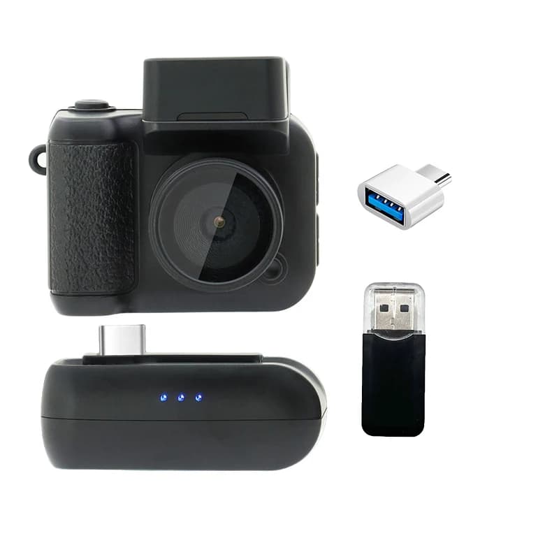 Y4000 HD 1080P Mini porte-clés caméra avec lampe Flash batterie Dock enregistreur vidéo Portable DV