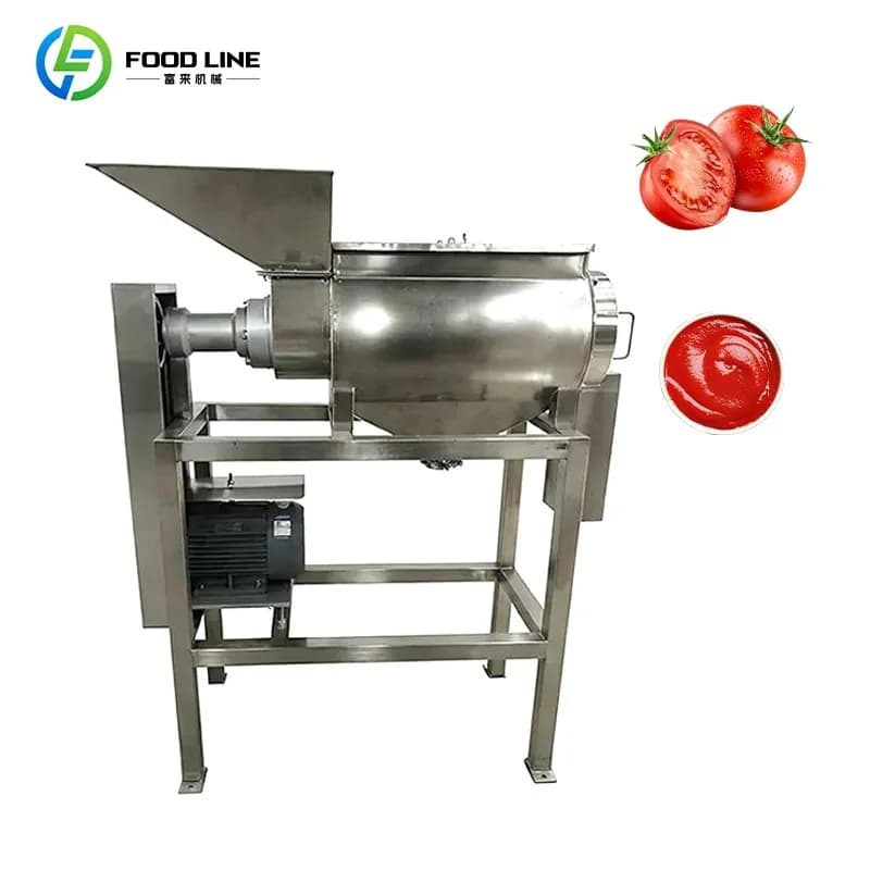 Ligne de production de concentré de tomate, ligne de transformation professionnelle avec évaporateur