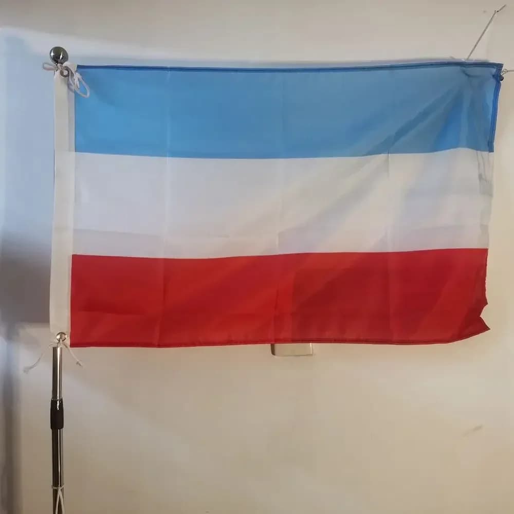 Grand drapeau de la fierté du Luxembourg, bannière 90x150cm, polyester de haute qualité pour suspens