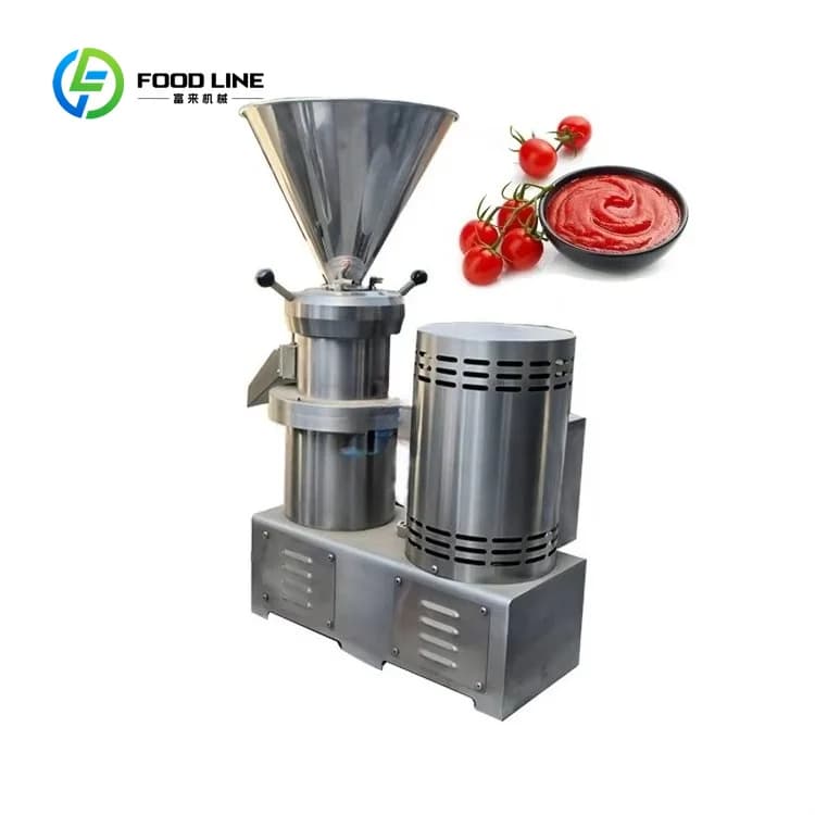 Petit moulin colloïdal pour la transformation de la pâte de tomate, machine automatique à haute effi