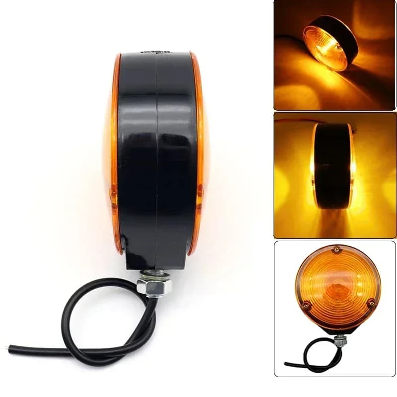 Ampoule de voiture, feux de position latéraux, type rond double face, lampe de signalisation pour au