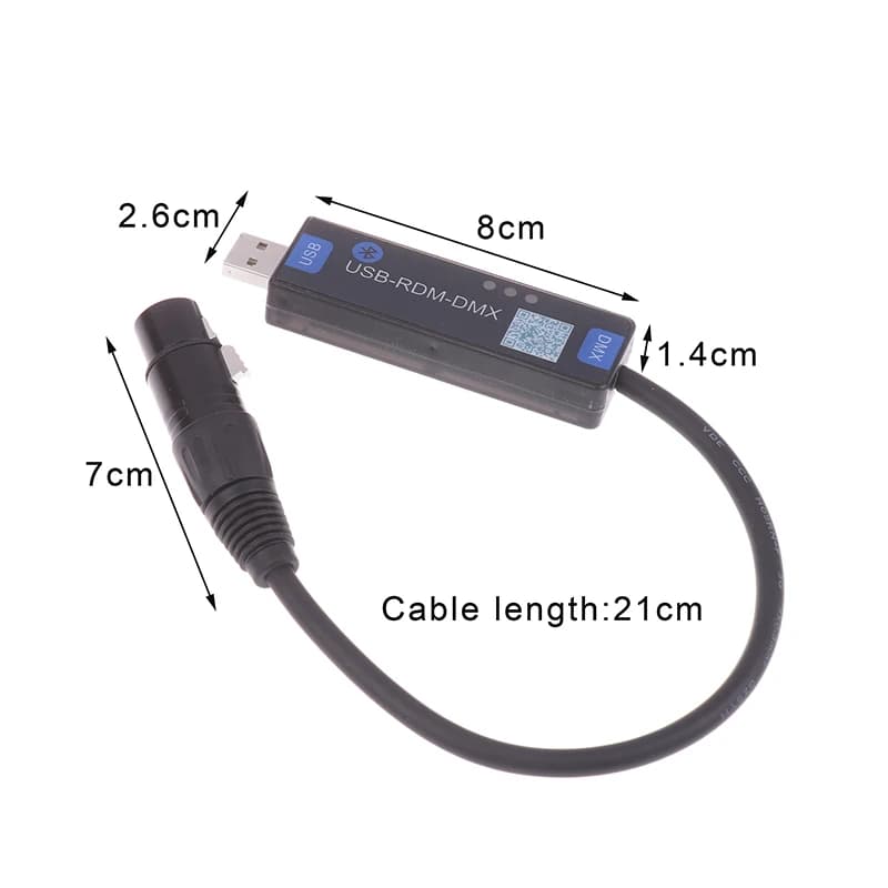 USB-RMD-DMX application Mobile DMX numéroteur lumière de scène sans fil Bluetooth DMX contrôleur out