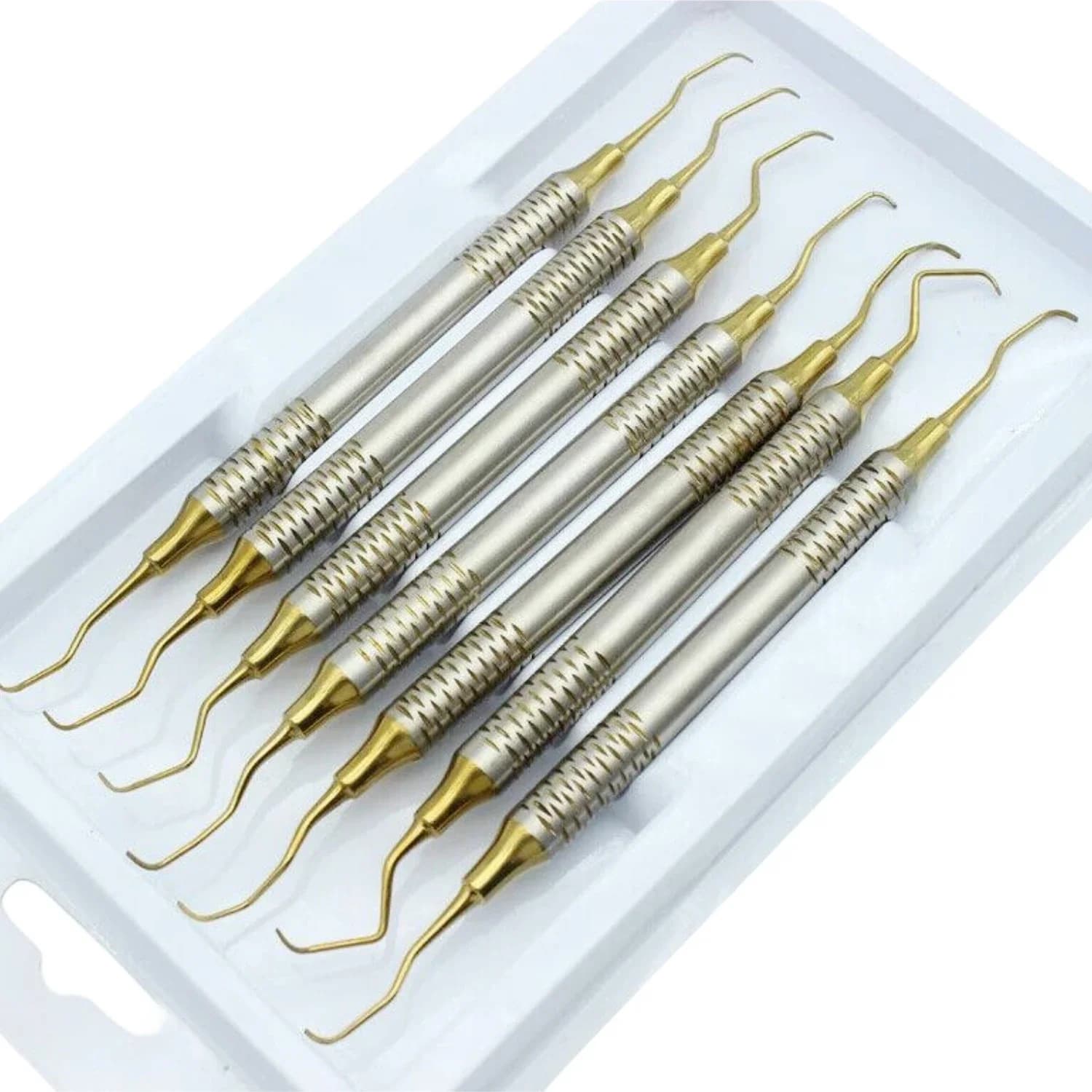 Détartreur de nettoyage des dents dentaires, ensemble manuel, Curettes péodontales, détartreur pério