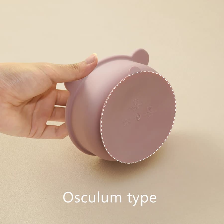 Vaisselle en Silicone pour bébé, ensemble de dîner à aspiration, formation à l'alimentation, article