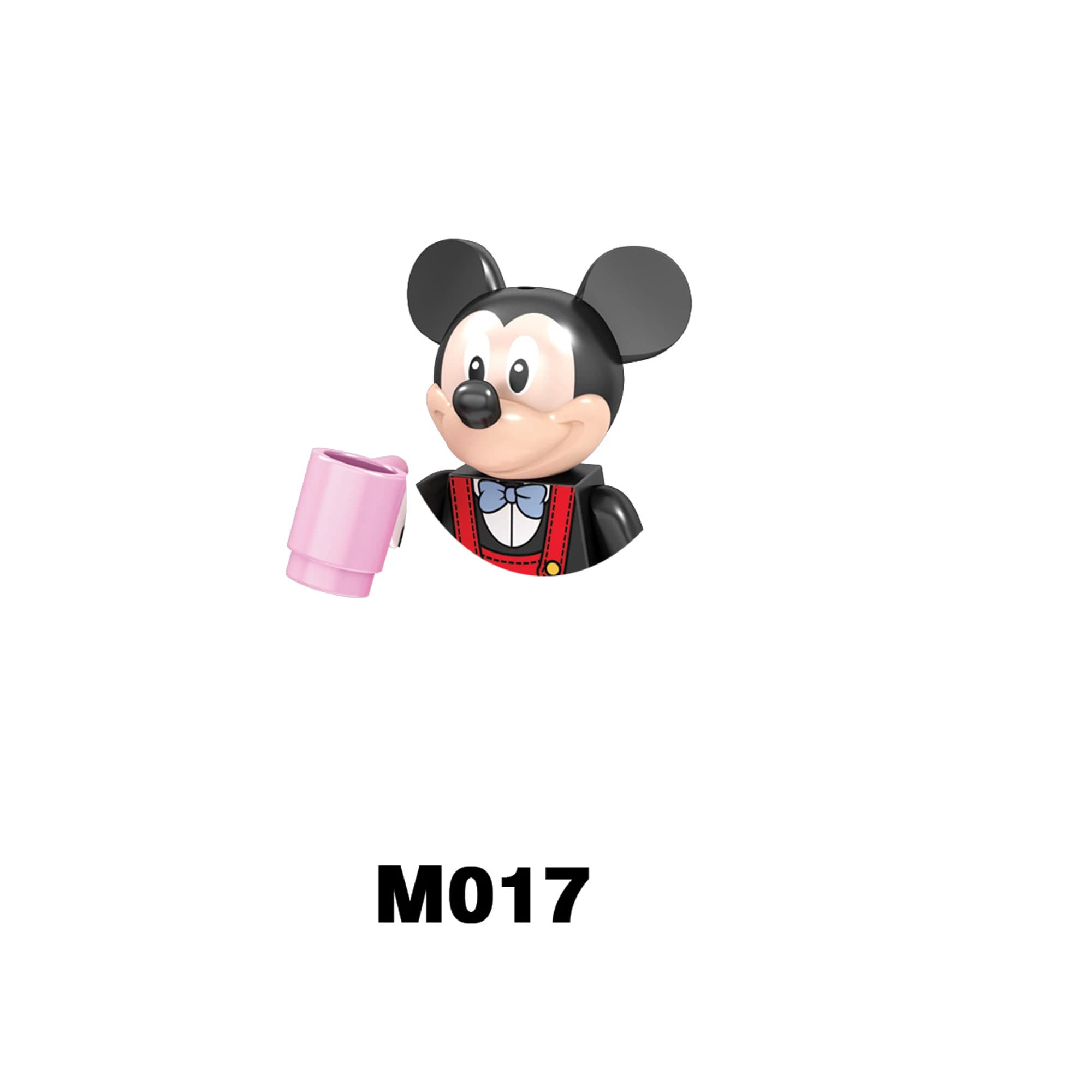 Mini blocs de construction de la série Disney Mickey Mouse, figurines Mickey et Minnie, jouets à col