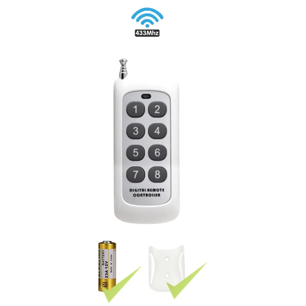 Interrupteur de prise de télécommande sans fil, 200 mètres, prises électriques, 220V, 16a, prise ue