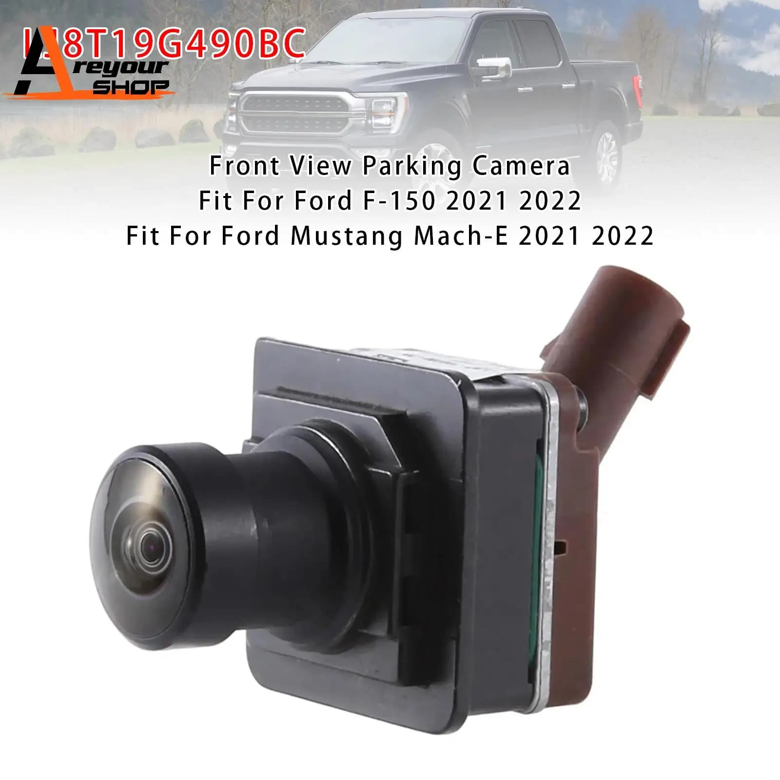 Caméra d'aide au stationnement avant pour Ford F-150 Mustang 2021 – 2022 LJ8T19G490BC
