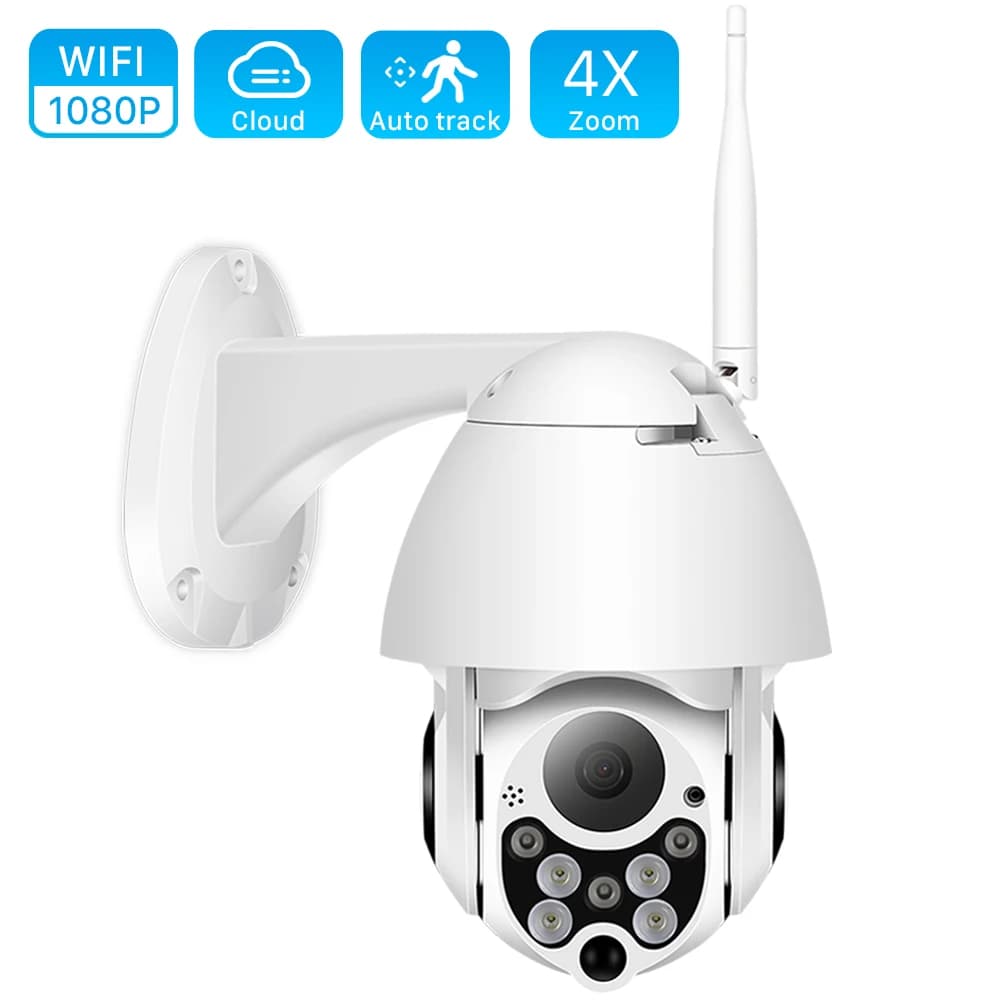 4MP Wifi caméra IP extérieure 1080P HD caméra de sécurité réseau de suivi automatique Surveillance s