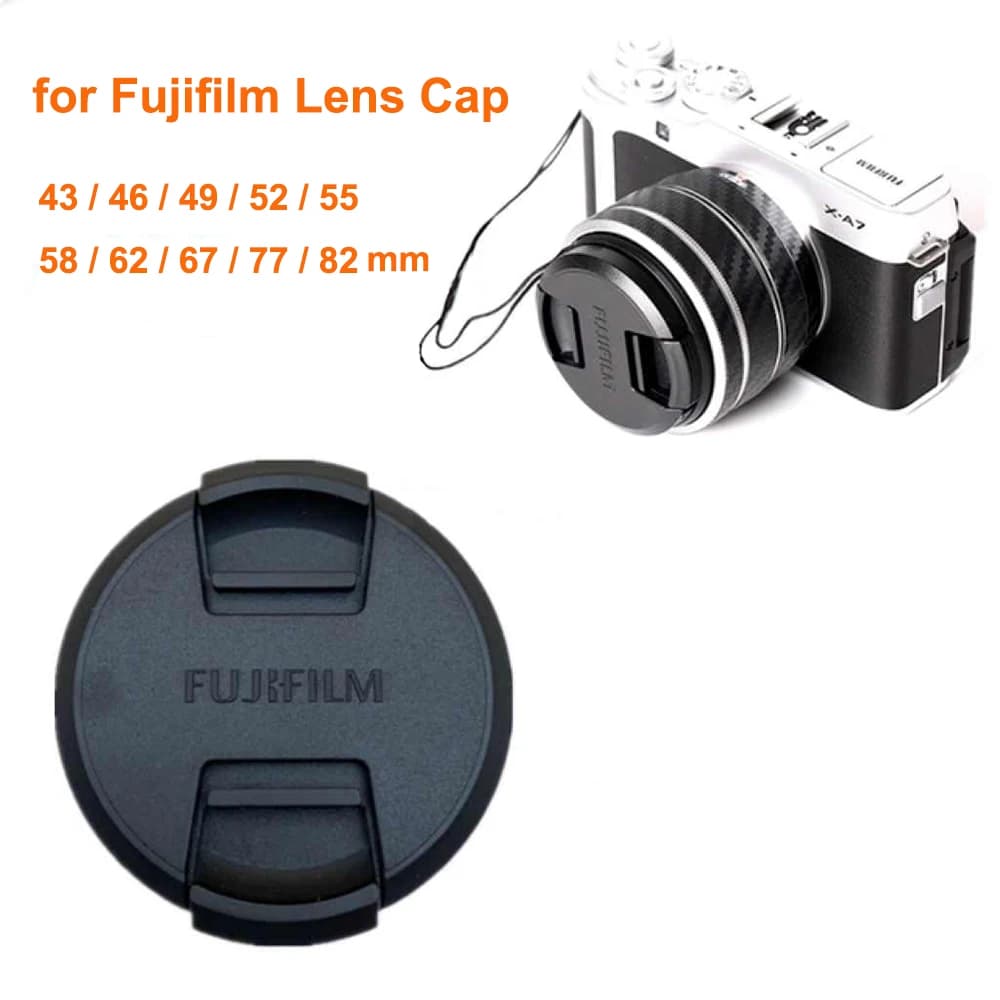 Capuchon/couvercle d'objectif avant FLCP-43/49/52/55/58/62/67/72/77/82, pour appareil photo Fujifilm
