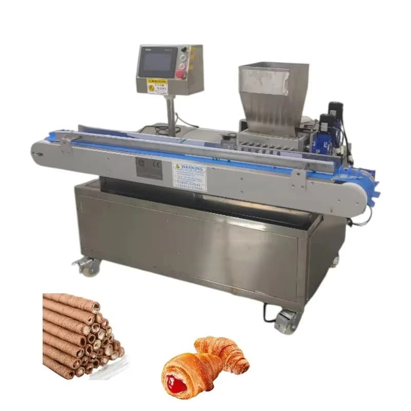Machine automatique de remplissage de crème pour gâteaux et pains, pour moules à pâtisserie, haute p