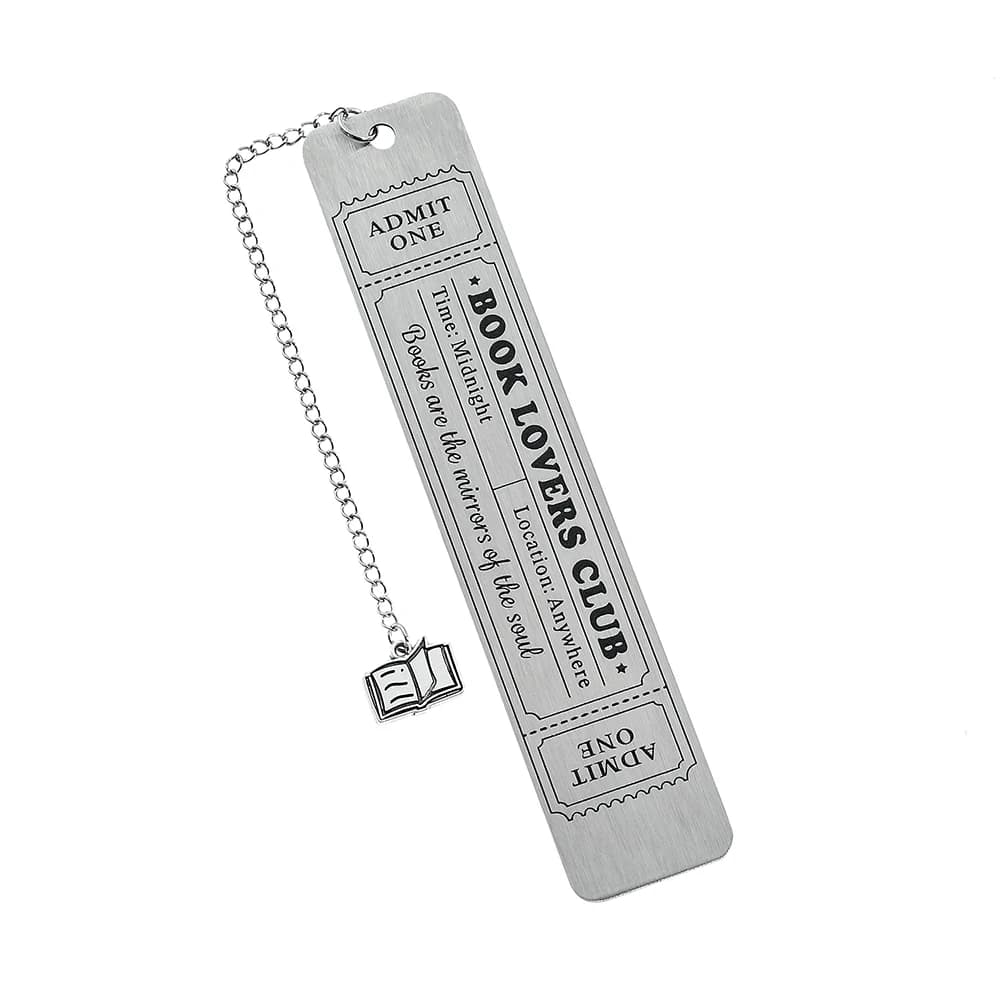 Marque-pages de Club de livres pour les amateurs de livres, accessoires de lecture, papeterie d'étud