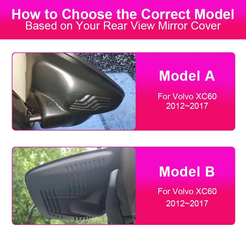 Caméra embarquée pour Volvo XC60 2012 à 2025, Plug and Play, Dashcam 4K, caméra Wifi, enregistreur v