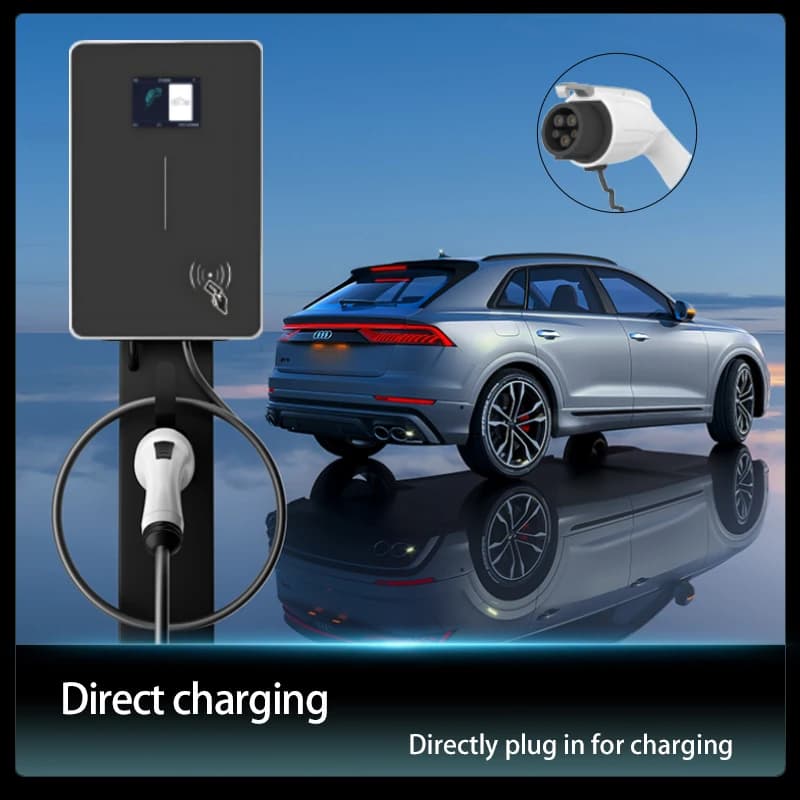 JIGU Type1 SAE J1772 EV Station de chargeur 32A Wallbox APP fonction 7.6KW Station de charge véhicul