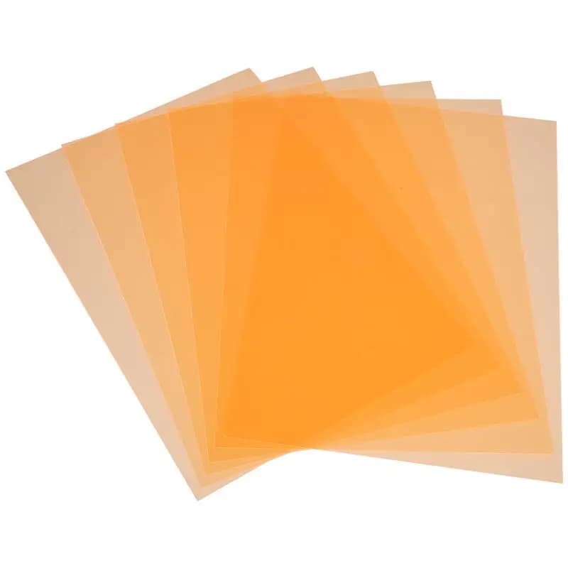 Feuille de diffuseur de lumière, 6 pièces, feuilles colorées de Gels de lumière, feuille filtrante p